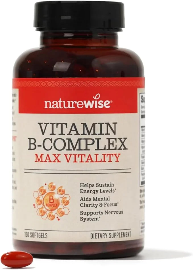 NatureWise Vitamin B Complex Cellular Energy 3 Fish