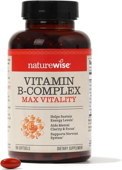 NatureWise Vitamin B Complex Cellular Energy 3 Fish