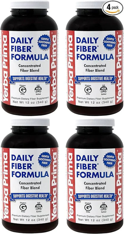 Yerba Prima Daily Fiber Formula Powder 12 oz 4) -