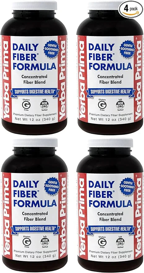 Yerba Prima Daily Fiber Formula Powder 12 oz 4) -