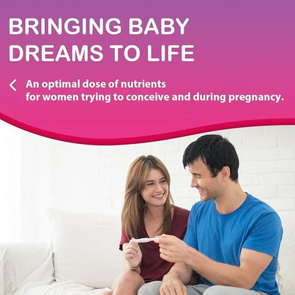 Fertility Supplements for Women, Prenatal Vitamins with Myo-Inositol & D-Chiro Inositol, Folate, Herbs, for Hormonal Balan...