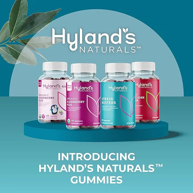 Hyland's Naturals Kids Organic Elderberry Plus 48 Vegan (2 Pack)