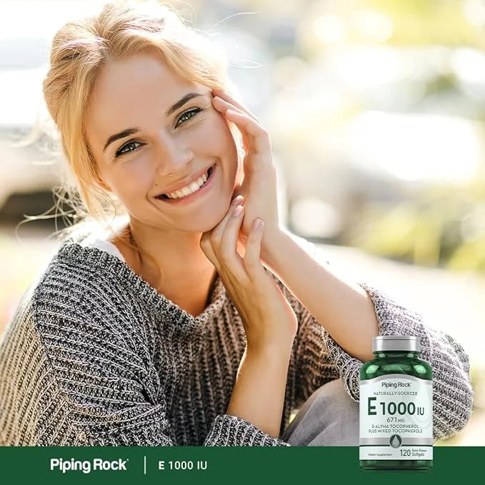 Piping Rock Vitamin E 1000 IU Softgels 120 Count