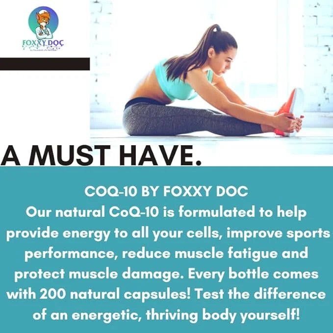 CoQ10 - Co-Enzyme Q10-200 mg - 200 Caps
