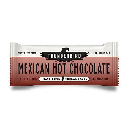 Thunderbird Bars Energy Snack, Gluten-Free with Protein, Healthy Real Food, Vegan Paleo Non-GMO, No Added Sugar, Mexican H...