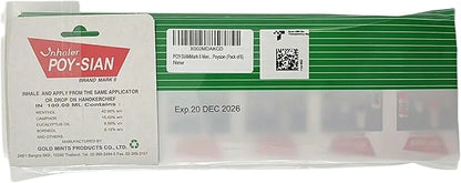 POY-SIAN Mark II Menthol Aromatherapy Nasal 6)