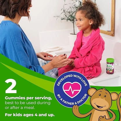 Orgain Kids Sugar Free Multivitamin Gummies, 50 Superfoods, 15 Vitamins 3g of 4+, 1 1 Month (60 Gummies)