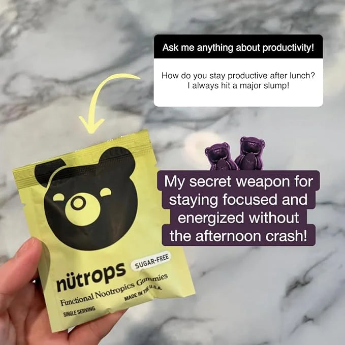 Gruns Nutrops, Sugar-Free Functional Nootropics Mushroom