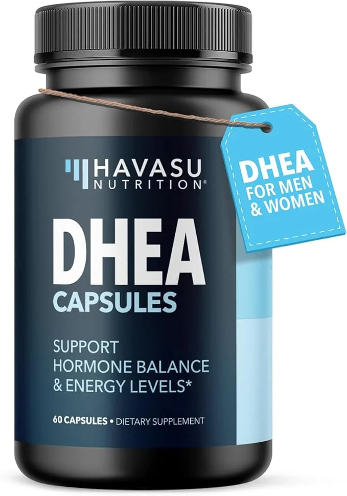DHEA 50mg Supplement for Hormone Balance - Supports Energy for Men and Women - Dehydroepiandrosterone Capsules for Mood, A...
