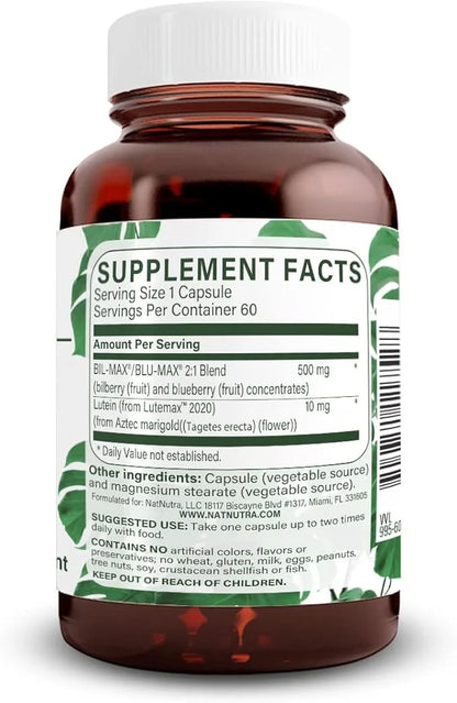Natural Nutra Ultimate Eye Health Vitamins, 60 Capsule