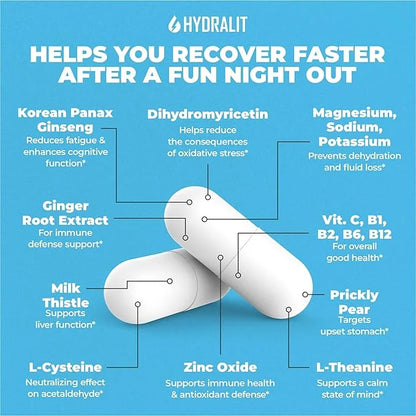 After Drinking Aid Supplement Pre Game 120 Capsules