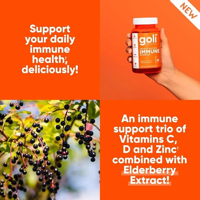 Goli Immune Vitamin Gummy 60 Count 1