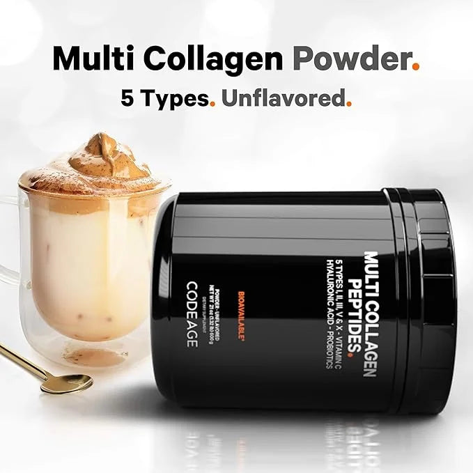 Codeage Multi Collagen Peptides + Probiotics 21oz