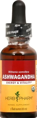 Herb Pharm Certified Organic Ashwagandha Extract 1 Ounce