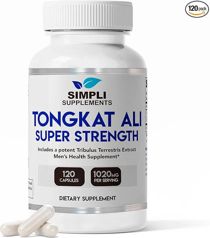 200:1 Longjack Tongkat Ali for Men and Women | Natural Supplement with Tribulus Terrestris for Energy, Stamina, and Hormon...