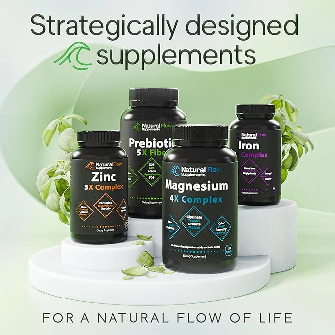 Prebiotic Fiber Supplement 5-in-1 Capsules 5X Fiber 120 Caps
