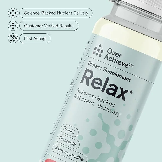 Relax Drink for Relaxation and Stress 12 Pack 2oz