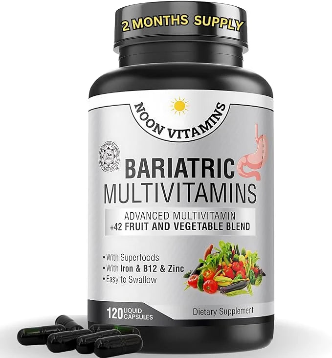 Bariatric Multivitamin with Iron & Zinc 42 Fruit 120 Capsules 2 Month