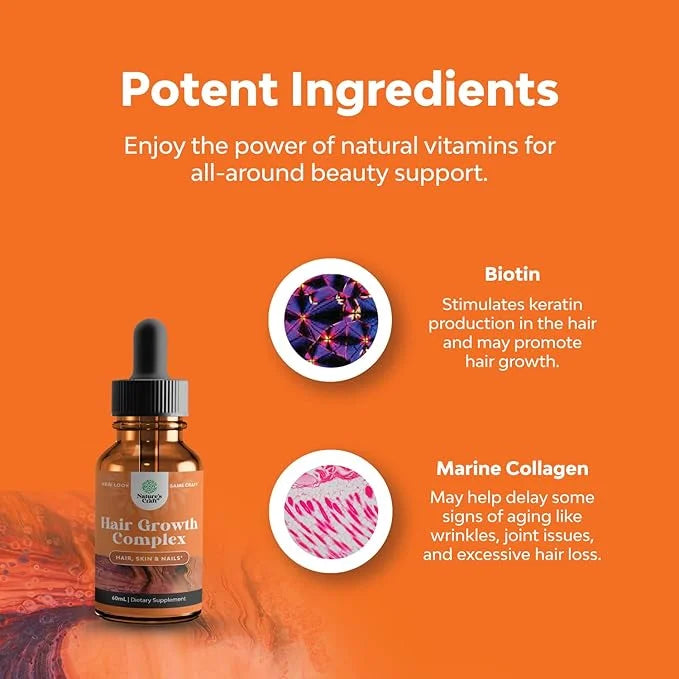 Collagen Biotin Drops for Hair Growth