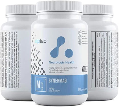 ATP LAB Ultra High Potency Magnesium 250mg, Magnesium 200mg, Magnesium 250mg, Vitamin B6 5mg 5mg - 90 Capsules