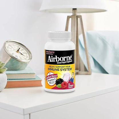 Airborne 1000mg Vitamin C with Zinc, 116 Chewable