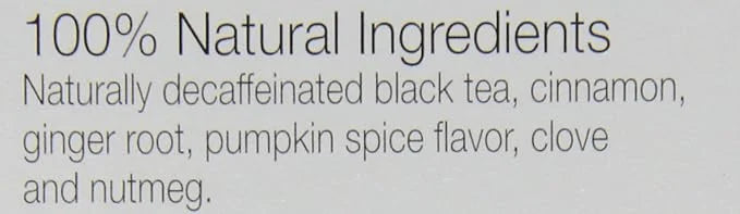 Stash Tea Decaf Pumpkin Spice Black Tea - Decaf, Non-GMO Project Verified Premium Tea with No Artificial Ingredients, 18 C...