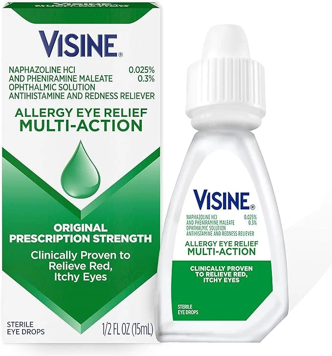 Visine Allergy Eye Relief Multi-Action Antihistamine 0.5 fl.