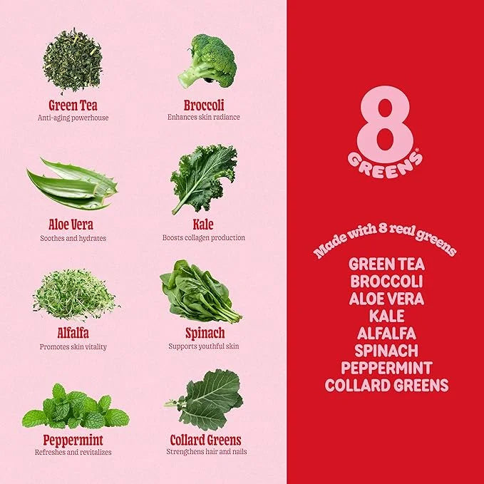 8Greens Skin Gummies with Collagen & Biotin 50 Vegan
