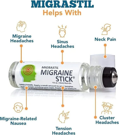 Basic Vigor Migrastil Migraine Stick 3-Pack