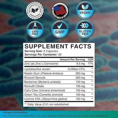 Gut Health Support Bundle: H.Pylori Support