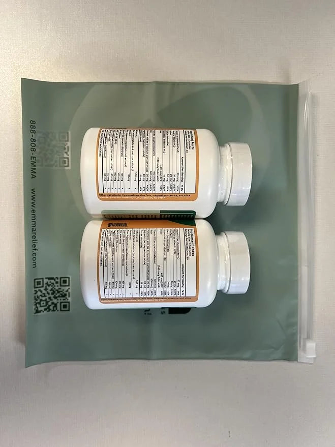 Emma Gut Health - 2 Pack - Gas and Bloating Relief, Constipation, Leaky Gut Repair - Gut Cleanse & Restore Digestion - Reg...