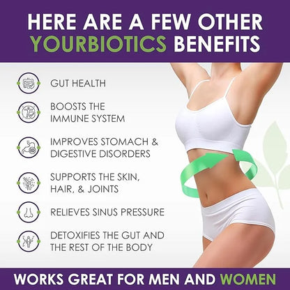 YourBiotics Prebiotics and Probiotics for Men 60 Count