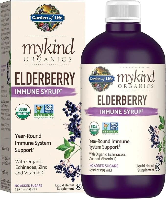 Garden of Life Organics Plant-Based Elderberry 6.59 fl 30mg High