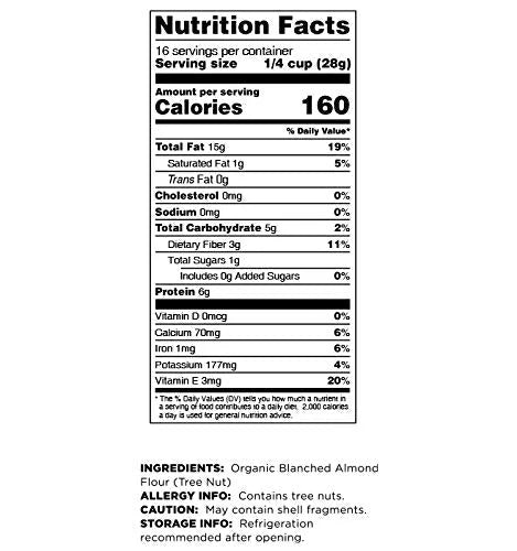Terrasoul Superfoods Organic Almond Flour, 2 Lbs (Pack of 2) - Fine Texture | Grain-Free | Gluten-Free | Perfect for Keto ...