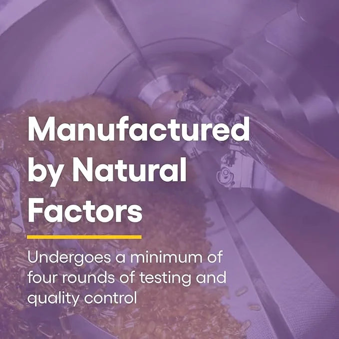 Natural Factors Coenzyme Q10 50 mg, Q10 Supplement 60 Softgels