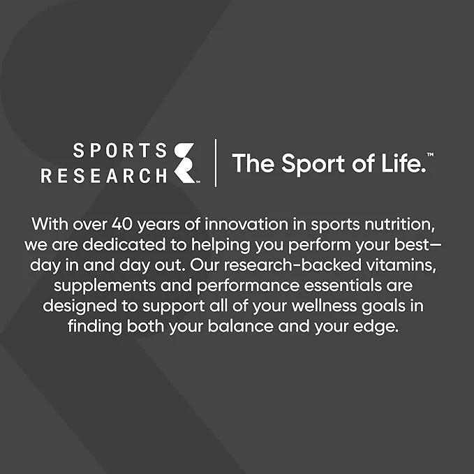 Sports Research Vegan Biotin 10,000mcg B7 for 30 Softgels