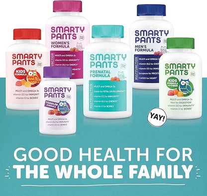 SmartyPants Prenatal Multivitamins and Probiotic Immunity 3 Fish D3, C, (30 Day