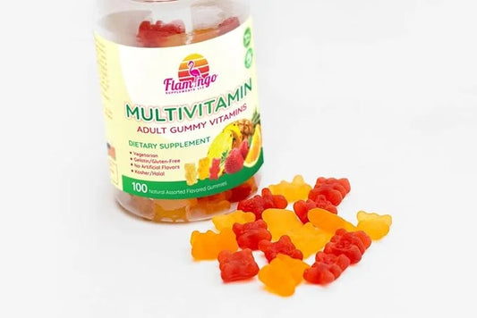 Multivitamin Gummies | Vegan Friendly, Kosher 3 Natural B3, B12, B12, Biotin, 100 Gummies