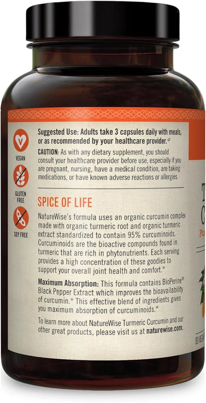 NatureWise Women's Multivitamin & Turmeric Curcumin 2250mg with 95% Curcuminoids