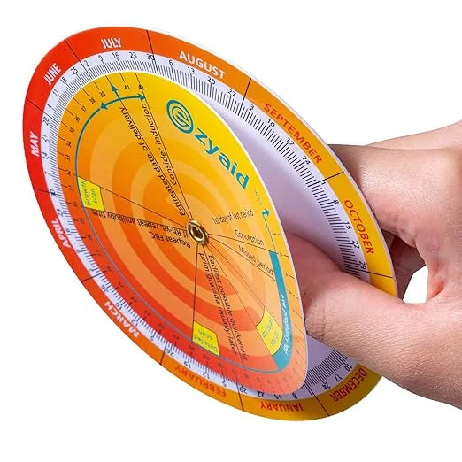Pregnancy Wheel, Due Date OB-GYN Calculator 3)
