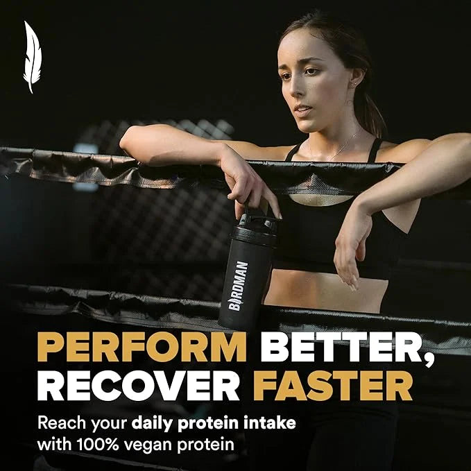 BIRDMAN Falcon Performance Vegan Protein Powder, 31g Protein, 5g Creatine, 5g BCAA, Probiotics, Electrolytes, Pre Workout,...