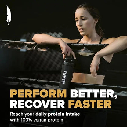 BIRDMAN Falcon Performance Vegan Protein Powder, 31g Protein, 5g Creatine, 5g BCAA, Probiotics, Electrolytes, Pre Workout,...