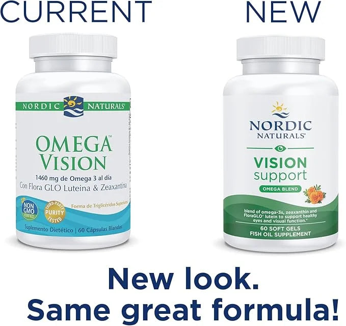 Nordic Naturals Omega Vision, Lemon 60 Soft 30 Servings