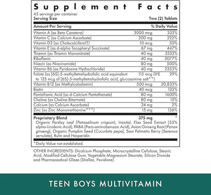 MICHAEL'S Health Naturopathic Programs Teen Boys 90 Vegetarian 45 Servings