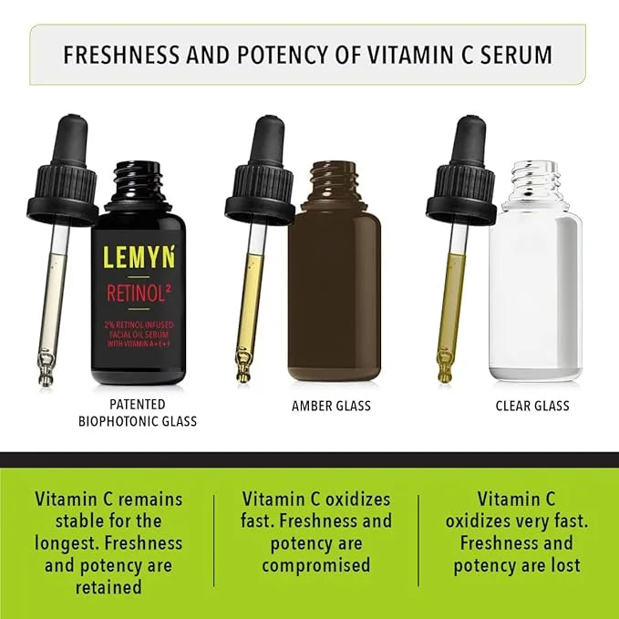 Retinol2 Facial Oil Serum with 2% Advanced Gentle Retinol, Vitamin A+E+F – Freshly Made Anti-Aging, Hydrating, and Firming...