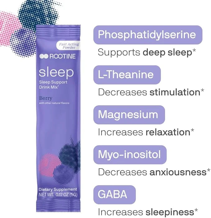 Sleep Melatonin-Free Supplement Powder for Sleep 24pk
