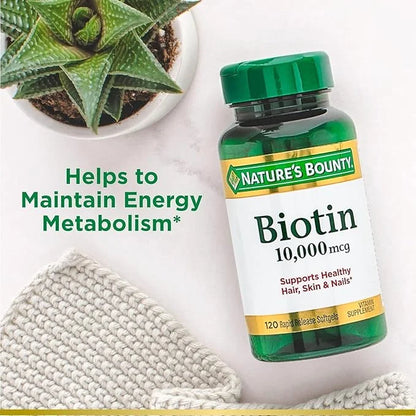 Nature's Bounty Biotin 10000 mcg Ultra 120 ea 4)