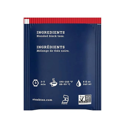 Stash Tea English Breakfast Black Tea - Caffeinated, Non-GMO Project Verified Premium Tea with No Artificial Ingredients, ...
