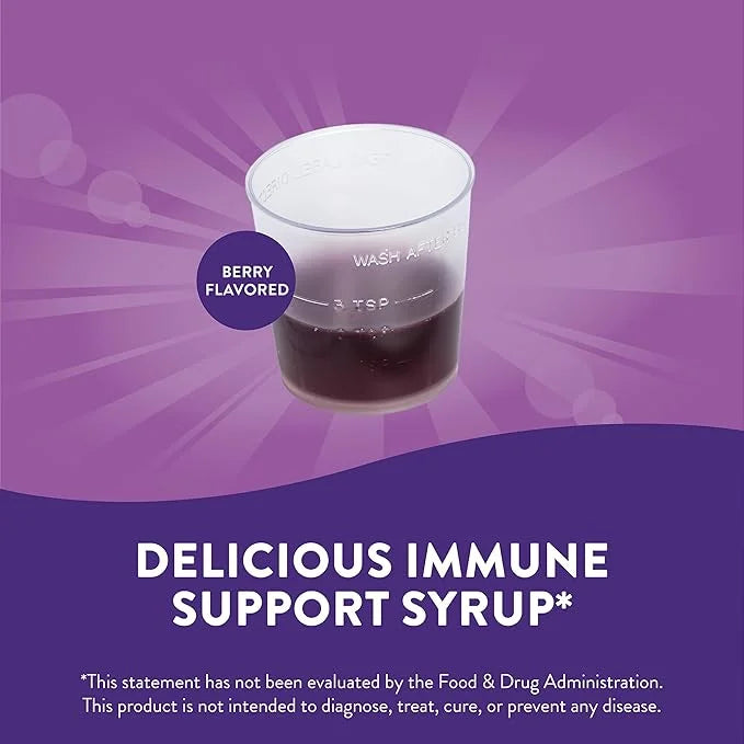 Nature's Way Sambucus Elderberry Immune Syrup, 8 Fl