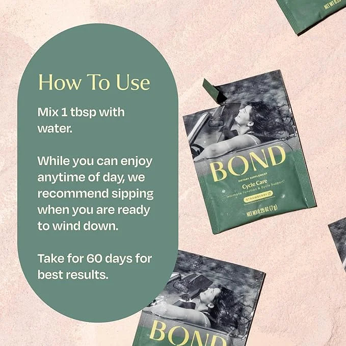 BOND Cycle Care - Hormone Balancing Prenatal Vitamins for Women - Supports PMS, Regular Menstrual Cycles, Mood Swings with...